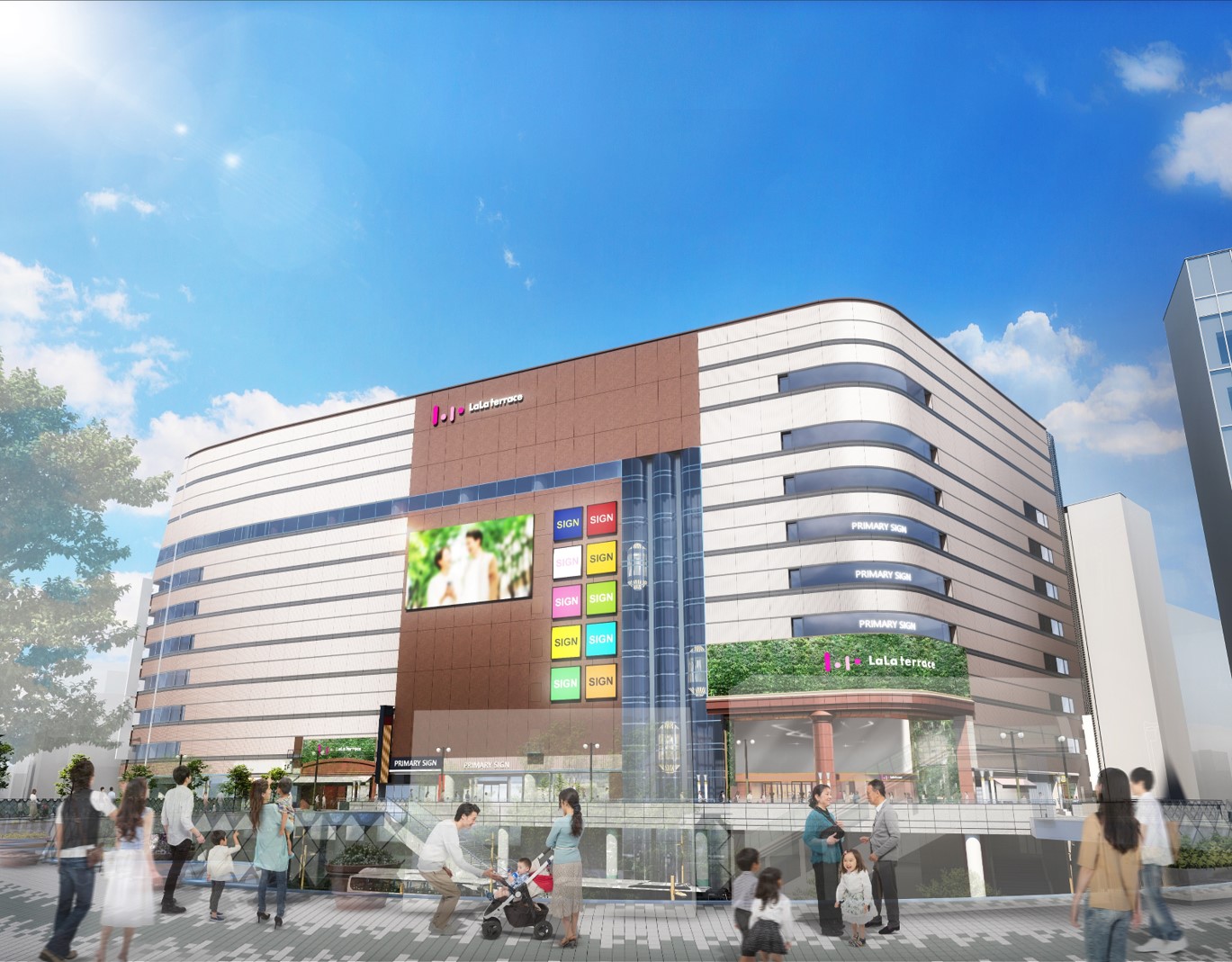 ららテラス川口ビジョン、KEIO MIRARERU VISION